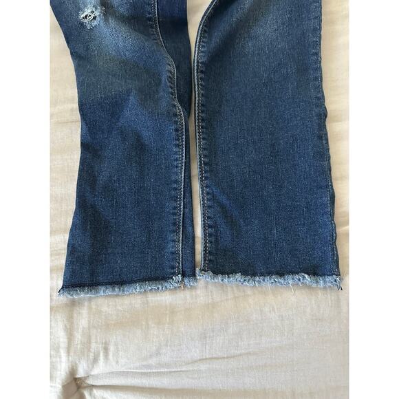 Jordache Raw Hem 3 Button Jeans sz Girls 18 - Picture 4 of 4